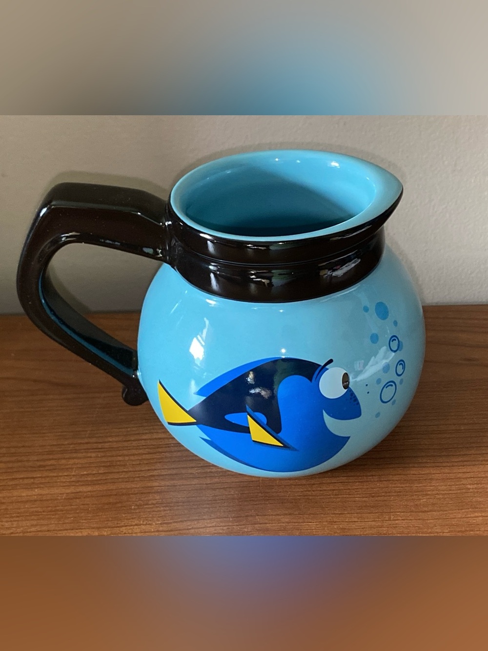 Finding Nemo - Dory Disney Store Pixar Coffee Pot Blue Mug Cup - NEW